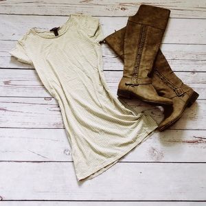 Causal striped dress